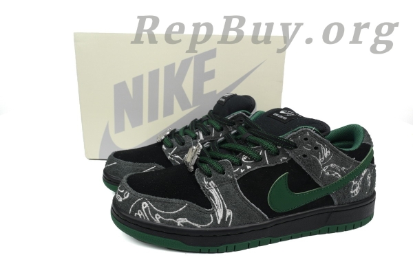 Top Version Nike SB Dunk Low There Skateboards HF7743-001 - 图片 11