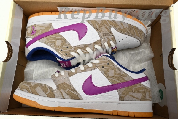 Top Version Nike SB Dunk Low, White Blue Purple Rayssa Leal, High Quality Replica Nike SB Dunk, Best Copy Nike Shoes, 1:1 Replica Sneakers, Premium Rep Shoes, FZ5251-001 Replica