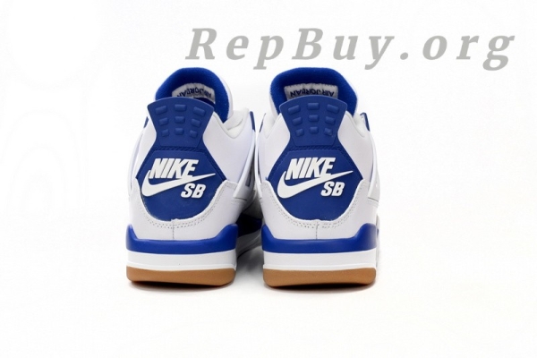 Top Version Nike SB x Air Jordan 4 “Sapphire”Sapphire Blue DR5415-140 - Image 4