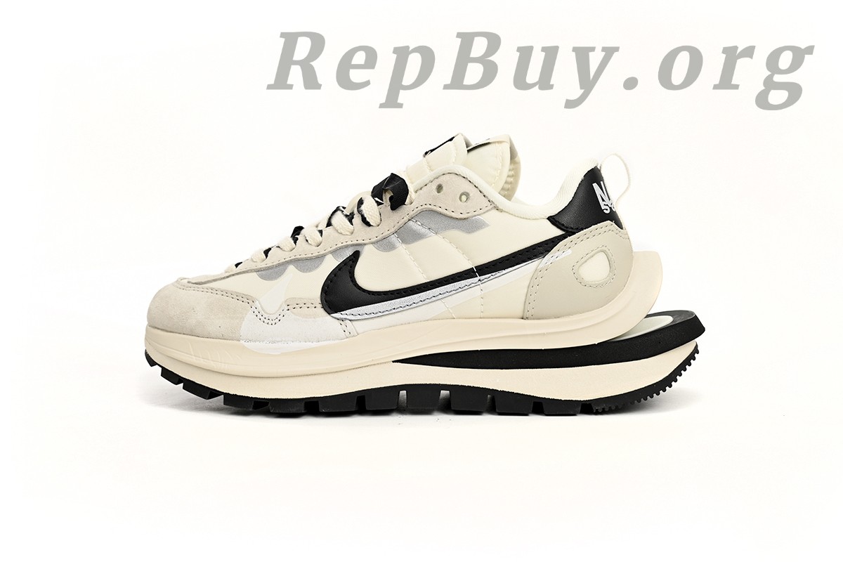 Best Top Version Nike Vaporwaffle sacai Sesame and Beige Black DD1875-101 Replica