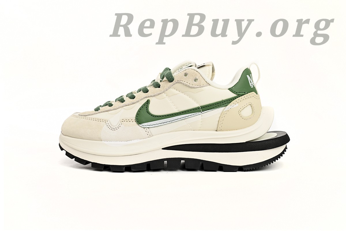 Best Top Version Nike Vaporwaffle sacai Sesame and Beige Green DD1875-102 Replica