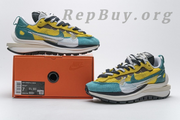 Top Version Nike Vaporwaffle sacai Tour Yellow Stadium Green CV1363-700 - Image 18