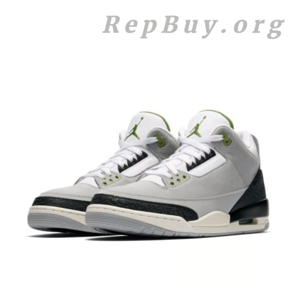 Top Version Nike Wmns Air Jordan 3 Retro Chlorophyll 136064-006 - Image 5