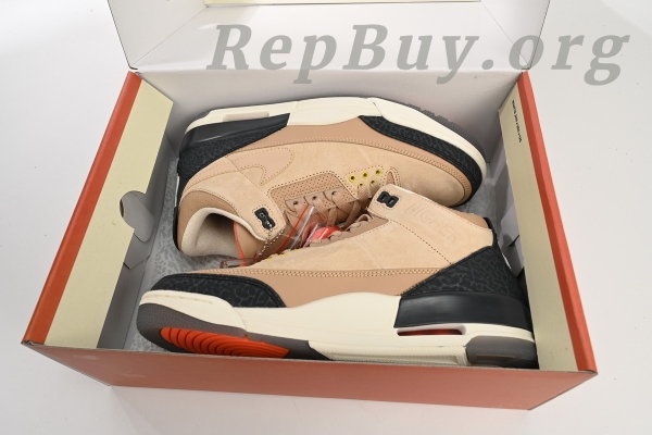 Top Version Nike Wmns Air Jordan 3 Retro JTH Bio Beige AV6683-200 - Image 13