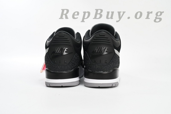 Top Version Nike Wmns Air Jordan 3 Retro Tinker Black Cement Gold CK4348-007 - Image 4
