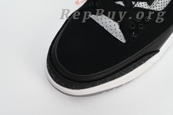 Top Version Nike Wmns Air Jordan 3 Retro Tinker Black Cement Gold CK4348-007 - Image 6