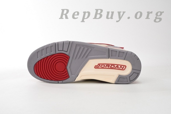 Top Version Nike Wmns Air Jordan 3 X OFF WHITHE Beige DH7139-123 - Image 5
