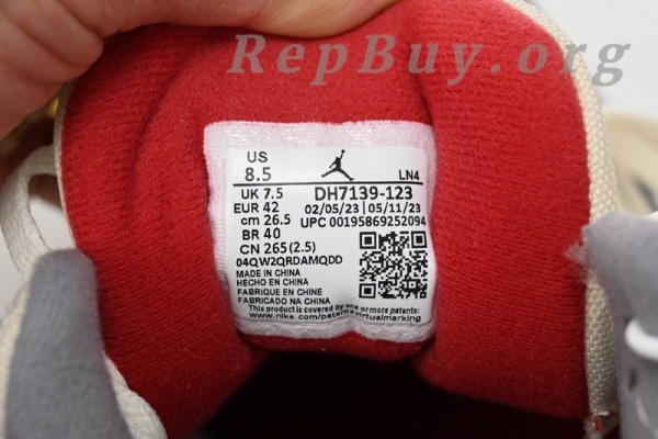 Top Version Nike Wmns Air Jordan 3 X OFF WHITHE Beige DH7139-123 - Image 10