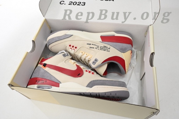 Top Version Nike Wmns Air Jordan 3 X OFF WHITHE Beige DH7139-123 - Image 16