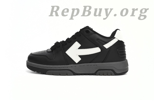 OFF-WHITE Out Of Black Skin And White Tail OMIA18 9C99LEA00 41001, high quality replica, best replica shoes, 1:1 replica OFF-WHITE, premium copy sneakers, top fake OFF-WHITE shoes, luxury replica footwear, exact copy OMIA18