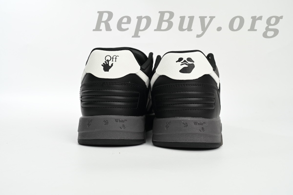 OFF-WHITE Out Of Black Skin And White Tail OMIA18 9C99LEA00 41001, high quality replica, best replica shoes, 1:1 replica OFF-WHITE, premium copy sneakers, top fake OFF-WHITE shoes, luxury replica footwear, exact copy OMIA18