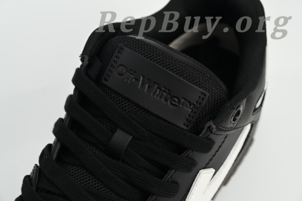 OFF-WHITE Out Of Black Skin And White Tail OMIA18 9C99LEA00 41001, high quality replica, best replica shoes, 1:1 replica OFF-WHITE, premium copy sneakers, top fake OFF-WHITE shoes, luxury replica footwear, exact copy OMIA18