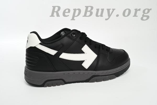 OFF-WHITE Out Of Black Skin And White Tail OMIA18 9C99LEA00 41001, high quality replica, best replica shoes, 1:1 replica OFF-WHITE, premium copy sneakers, top fake OFF-WHITE shoes, luxury replica footwear, exact copy OMIA18