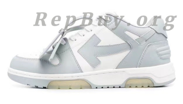 Top Version OFF-WHITE Out Of Office "OOO" Low Tops White Grey 2021 OMIA189 C99LEA00 40901