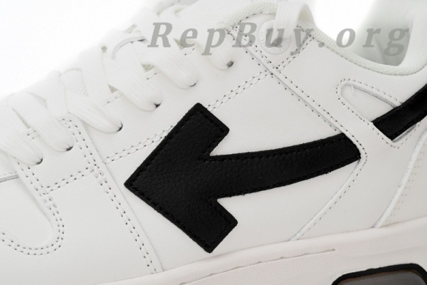 Top Version OFF-WHITE Out Of Office "OOO" Low White Black OMIA189C99LEA0040110 - Image 8
