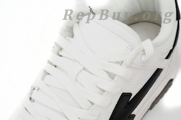 Top Version OFF-WHITE Out Of Office "OOO" Low White Black OMIA189C99LEA0040110 - Image 7