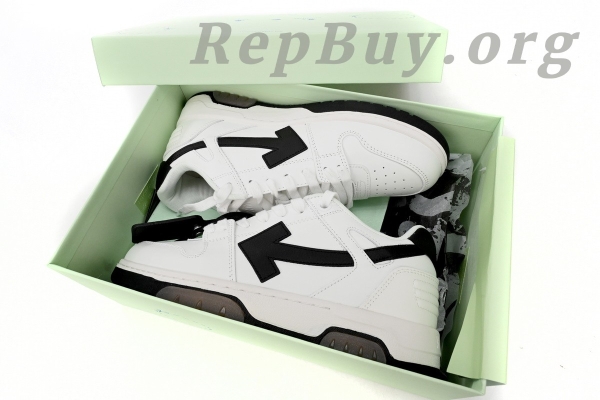 Top Version OFF-WHITE Out Of Office "OOO" Low White Black OMIA189C99LEA0040110 - Image 16
