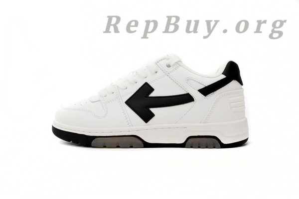 Top Version OFF-WHITE Out Of Office "OOO" Low White Black OMIA189C99LEA0040110