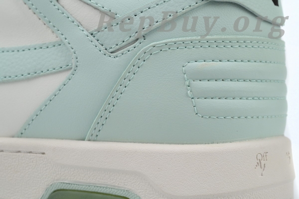 Top Version OFF-WHITE Out Of Office OOO Low Tops, Light Green White OWIA259F, high quality replica sneakers, best replica OFF-WHITE shoes, 1:1 copy OFF-WHITE OOO, premium replica sneakers, OFF-WHITE dupes, designer replica shoes, OFF-WHITE Out Of Office knockoffs