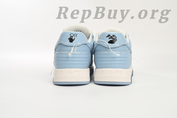 Top Version OFF-WHITE Out Of Office OOO Low Tops, High Quality Replica OFF-WHITE Shoes, Best Replica OFF-WHITE OOO Sneakers, Blue And White OFF-WHITE Limited Edition, OMIA189S 23LEA222 2222 Replica
