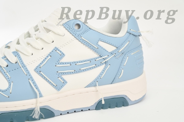 Top Version OFF-WHITE Out Of Office OOO Low Tops, High Quality Replica OFF-WHITE Shoes, Best Replica OFF-WHITE OOO Sneakers, Blue And White OFF-WHITE Limited Edition, OMIA189S 23LEA222 2222 Replica