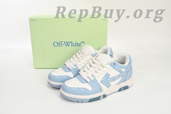 Top Version OFF-WHITE Out Of Office OOO Low Tops, High Quality Replica OFF-WHITE Shoes, Best Replica OFF-WHITE OOO Sneakers, Blue And White OFF-WHITE Limited Edition, OMIA189S 23LEA222 2222 Replica