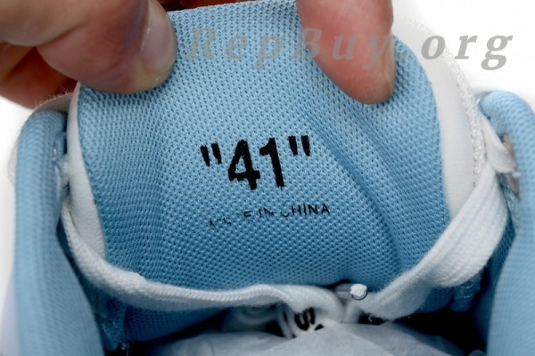 Top Version OFF-WHITE Out Of Office OOO Low Tops Blue Purple White OMIA189C99LEA0010140 - Image 7