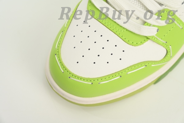 Top Version OFF-WHITE Out Of Office OOO Low Tops, high quality replica OFF-WHITE shoes, best replica OFF-WHITE OOO sneakers, 1:1 copy OFF-WHITE green and white shoes, limited edition OMIA189S 23LEA111 1111, premium replica sneakers, OFF-WHITE dupes, designer inspired shoes