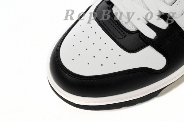 Top Version OFF-WHITE Out Of Office OOO Low Tops White Black White OMIA189C99LEA0011004 - Image 6