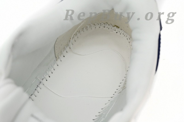 Top Version OFF-WHITE Out Of Office OOO Low Tops White White Navy Blue OMIA189C99LEA0010140 - Image 12