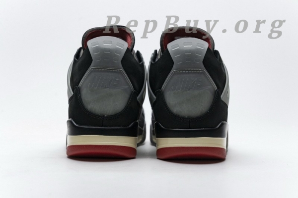 Top Version OFF White x Air Jordan 4 Bred CV9388-001 - Image 6