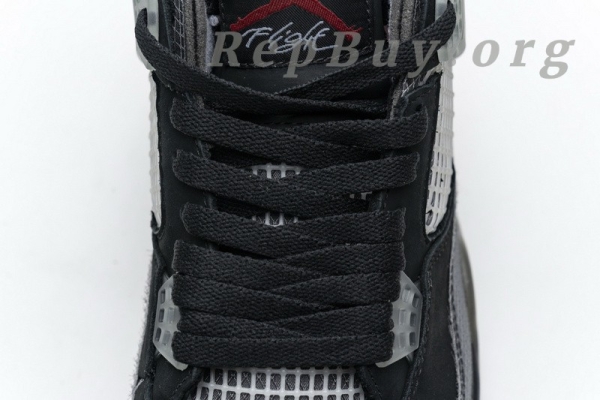 Top Version OFF White x Air Jordan 4 Bred CV9388-001 - Image 14