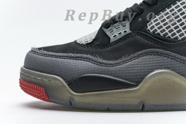Top Version OFF White x Air Jordan 4 Bred CV9388-001 - Image 16
