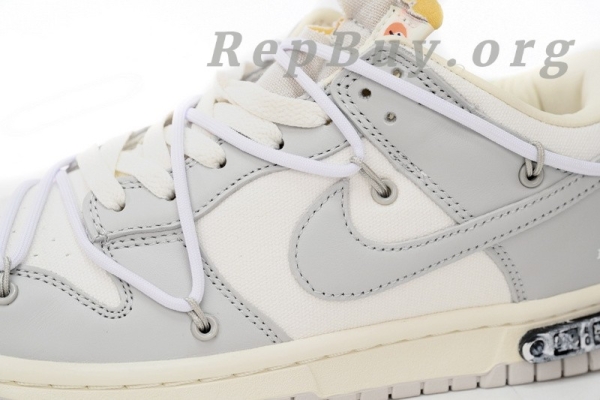 Top Version SB Dunk  Low Off-White Low The 50 NO.49 DM1602-123 - Image 5