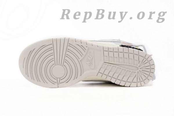 Top Version SB Dunk  Low Off-White Low The 50 NO.49 DM1602-123 - Image 13
