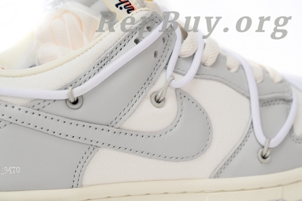 Top Version SB Dunk  Low Off-White Low The 50 NO.49 DM1602-123 - Image 10