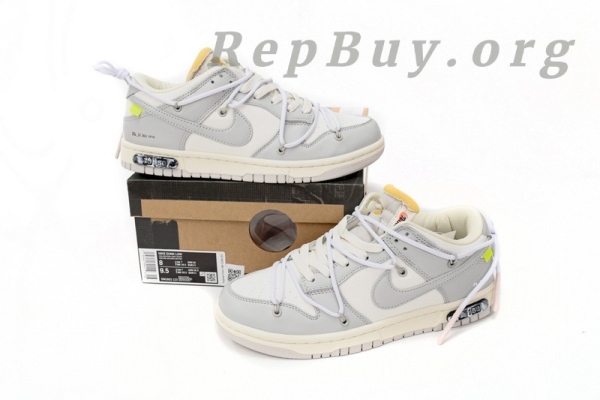 Top Version SB Dunk  Low Off-White Low The 50 NO.49 DM1602-123 - Image 15