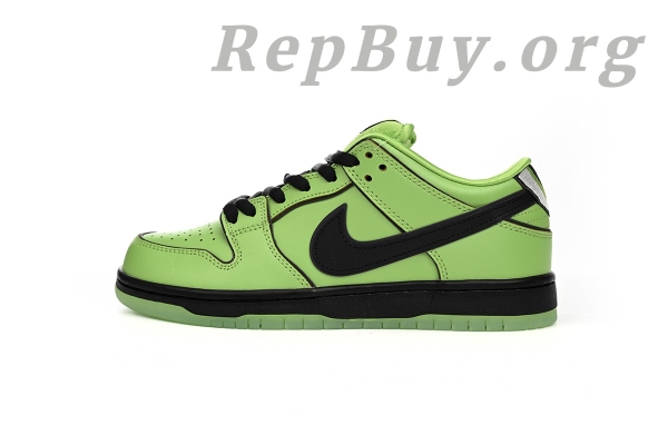Top Version The Powerpuff Girls x Nike SB Dunk Low Buttercup FZ8319-300 - Image 2