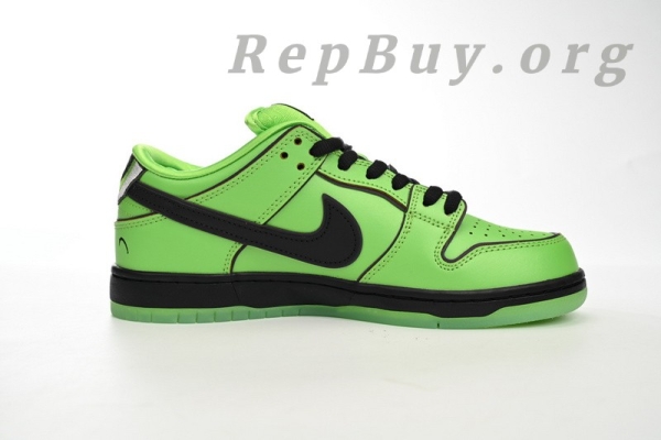 Top Version The Powerpuff Girls x Nike SB Dunk Low Buttercup FZ8319-300 - Image 3