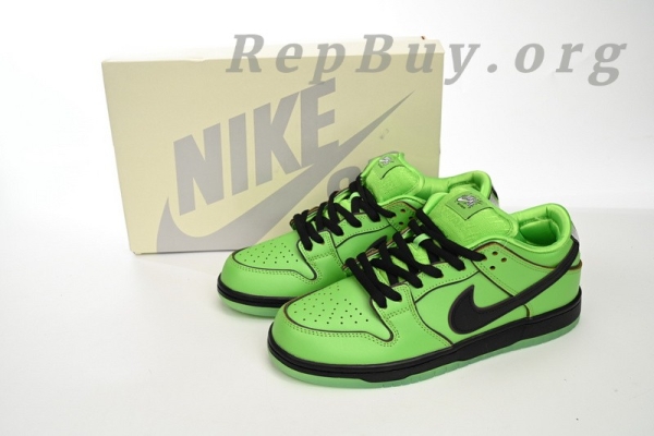 Top Version The Powerpuff Girls x Nike SB Dunk Low Buttercup FZ8319-300 - Image 14
