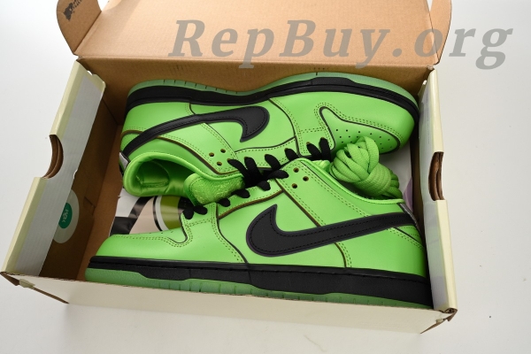 Top Version The Powerpuff Girls x Nike SB Dunk Low Buttercup FZ8319-300 - Image 15