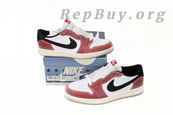 Top Version Trophy Room x Air Jordan 1 Low OG Signa Ture FN0432-017 - Image 14