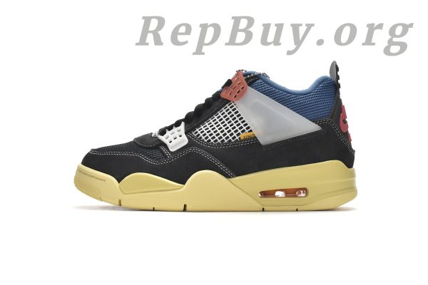 Top Version Union LA x Air Jordan 4 Retro SP Off Noir Black DC9533-001 - Image 2