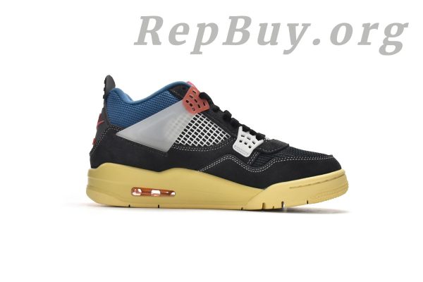 Top Version Union LA x Air Jordan 4 Retro SP Off Noir Black DC9533-001 - Image 3