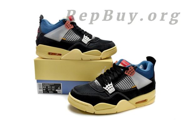 Top Version Union LA x Air Jordan 4 Retro SP Off Noir Black DC9533-001 - Image 18