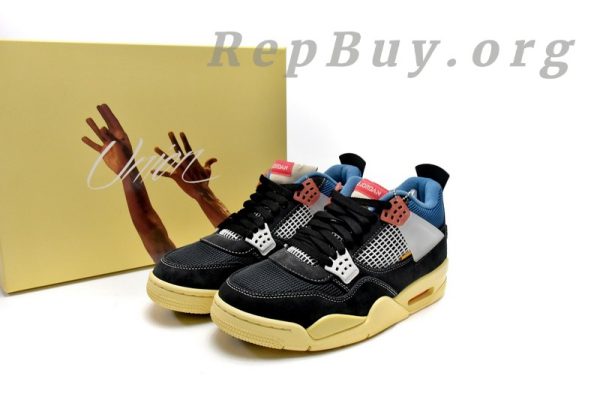 Top Version Union LA x Air Jordan 4 Retro SP Off Noir Black DC9533-001 - Image 17