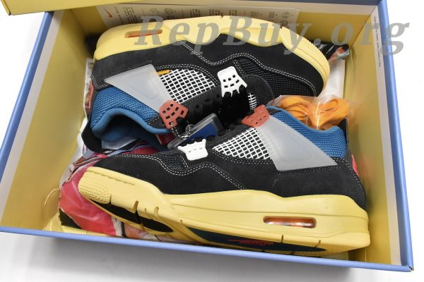 Top Version Union LA x Air Jordan 4 Retro SP Off Noir Black DC9533-001 - Image 16