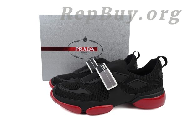 Prada Cloudbust Sneaker Black And Red - 图片 10