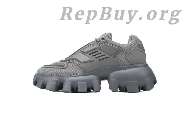 Prada Cloudbust Thunder Technical Fabric Sneakers Grey