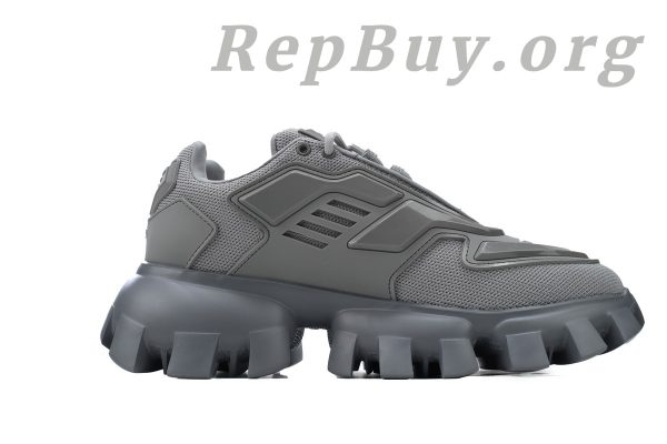 Prada Cloudbust Thunder Technical Fabric Sneakers Grey - 图片 2